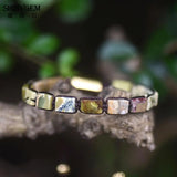 Bohemian Stone Leather Wrap Beads Bracelets for Women Men