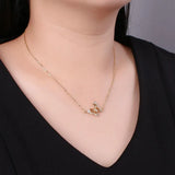 SHINYGEM Natural Butterfly Pendant Necklace