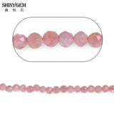 Faceted Rhodochrosite Stone Beads 2mm/3mm Natural Argentina Stone