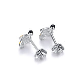 SHINYGEM Bee Drop Earrings Sterling Silver Craft Jewelry