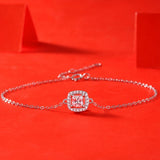 925 Silver VVS1 Princess Cut D Moissanite Bracelet