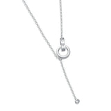 D Moissanite Diamond Gemstone 925 Sterling Silver Pendant Necklace