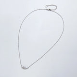 D Moissanite Diamond Gemstone 925 Silver Pendant Necklace
