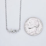D Moissanite Diamond Gemstone 925 Silver Pendant Necklace