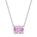 925 Silver Sapphire Necklace for Women