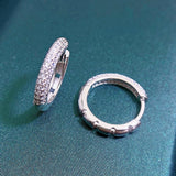 925 Silver Sapphire Fine Jewelry 18K Plated Earrings