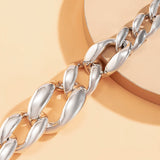 CCB Material Exaggerated Big Choker Necklace for Women
