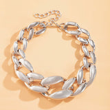 CCB Material Exaggerated Big Choker Necklace for Women