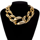CCB Material Exaggerated Big Choker Necklace for Women