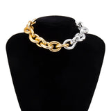 Thick Link Chain Necklace Hip Hop Egirl Chunky Choker Collar Statement