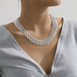 Chunky Chain Necklace for Women Short Choker Necklaces