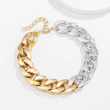 Hiphop Thick Link Chain Necklace Punk Chunky Choker Collar Necklace