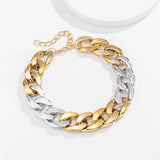 Hiphop Thick Link Chain Necklace Punk Chunky Choker Collar Necklace