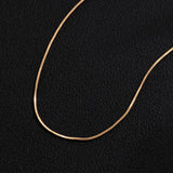 Snake Chain Long Necklace Thin Choker Collar Jewelry