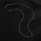 Snake Chain Long Necklace Thin Choker Collar Jewelry