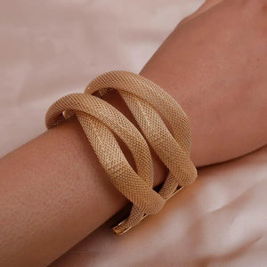 Punk Cross Arm Cuff Bracelet for Women