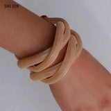 Punk Cross Arm Cuff Bracelet for Women