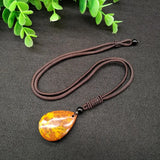 Agate Water Drop Jade Pendant - Men's Women's Jewelry