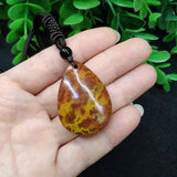 Agate Water Drop Jade Pendant - Men's Women's Jewelry