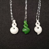 Green Jade Pendant Good Fortune Amulet Lucky Man Charms Jewelry