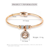 SHOUMAN Stainless Steel Tree Bracelet Women Bangles