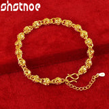24K Bracelets For Men Woman Party Wedding Engagement Christmas Birthday