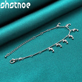 925 Silver Dolphin Pendant Bracelet for Women