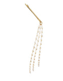 Punk Hair Cuff Pin Clip Simulated Pearl Chains Head Band