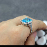 Peridot CZ Hyperbole Rhodium Plated Engagement Ring R751 R752