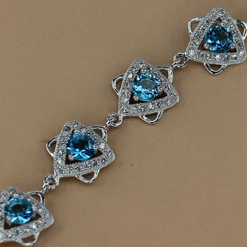 Vintage Wedding Bracelet with Cubic Zirconia