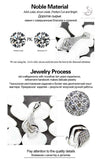 CZ Rhodium Plated Wedding Pendant for Women