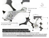 CZ Rhodium Plated Wedding Pendant for Women