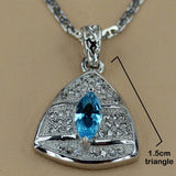 Cubic Zirconia Wedding Pendant Charms for Women