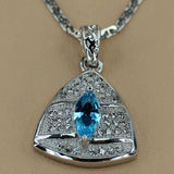 Cubic Zirconia Wedding Pendant Charms for Women