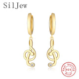 925 Silver Rainbow Snake Eye Angel Cross Moon Lightning Feather Hoops Earrings