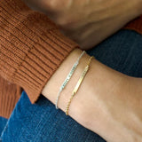 SINIBI Stainless Steel Bracelets for Women Adjustable Chain Charm Bracelets