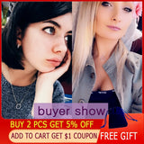 Tiny Crystal Circle Choker Necklace Silver Chain Jewelry