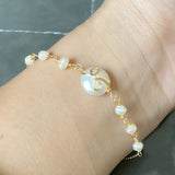 Fresh Water Pearls Cuff Bangles for Wedding