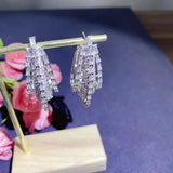 SINZRY Zircon Lady Drop Earrings