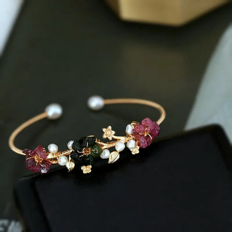 Baroque Pearl Cuff Bangles - Unique Pearl Jewelry