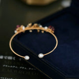 Baroque Pearl Cuff Bangles - Unique Pearl Jewelry