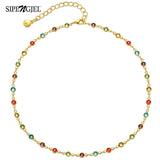 Bohemian Bead Crystal Necklace for Women Charms Chokers Jewelry