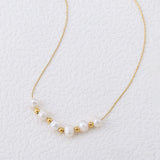 Freshwater Pearls Earrings Set for Women Non Fading Stainless Steel