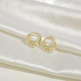 SIPENGJEL Small Hoop Earrings for Women Round Piercing Earrings