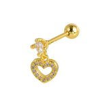 Snake Ear Piercing Set for Tragus Cartilage Earrings