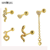 Snake Ear Piercing Set for Tragus Cartilage Earrings