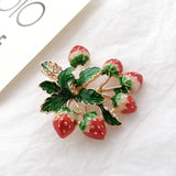 SISHION Strawberry Brooch VD1498 Vintage Brooches Women Pins Jewelry