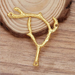 10pcs Flower Charms DIY Jewelry Accessories Ancient Retro Style Materials