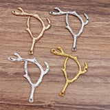 10pcs Flower Charms DIY Jewelry Accessories Ancient Retro Style Materials