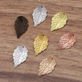 100Pcs 10*18mm Copper Flower Filigree Slice DIY Jewelry Findings